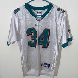 NFL Vintage #34 Ricky Williams Miami Dolphins Football Jersey